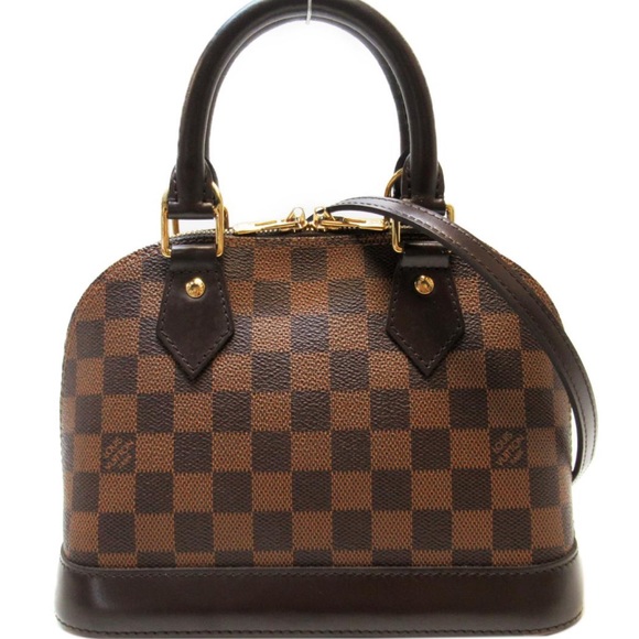 STRAP included!!! Alma BB Damier Ebene - Picture 8 of 15